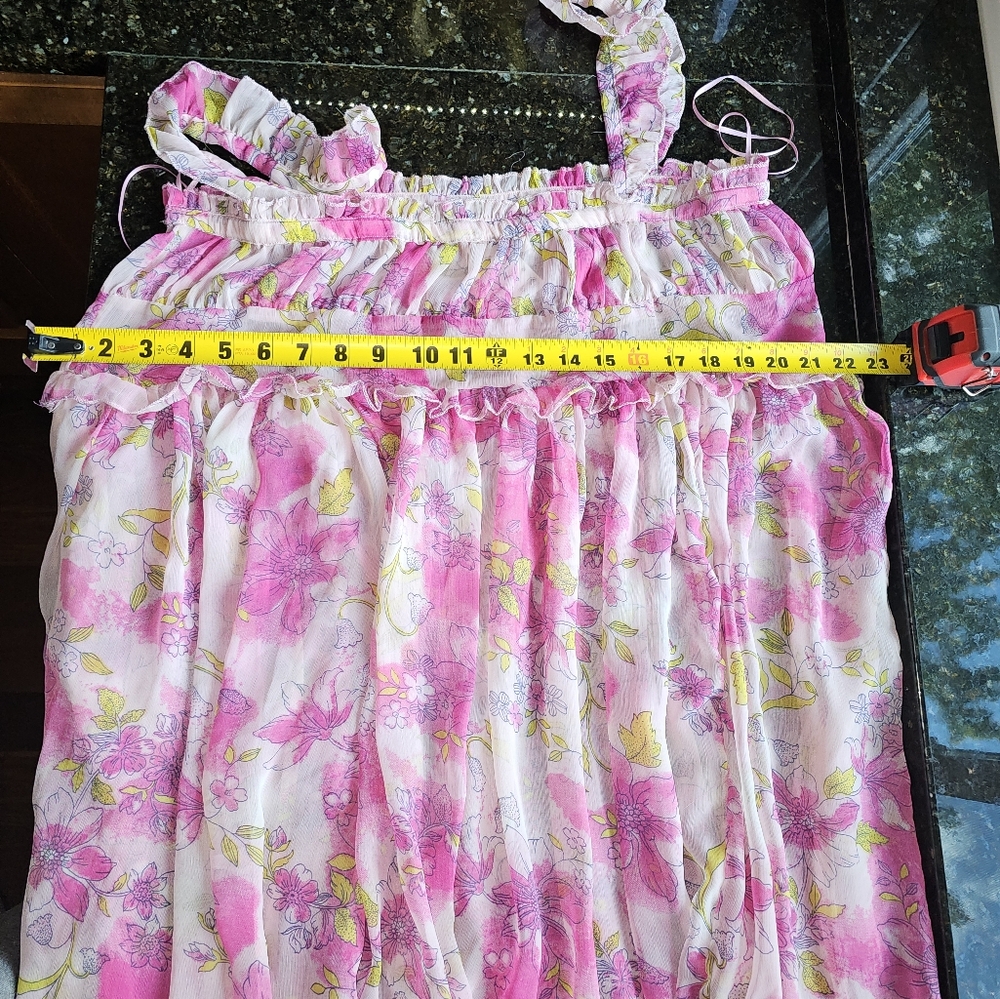 Free People Women's Moon Phase Printed Midi Nightgown Sz M - Picture 8 of 8